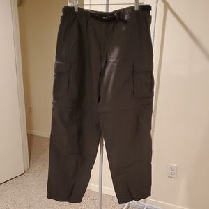 REI Dark Gray Convertable Cargo Pants